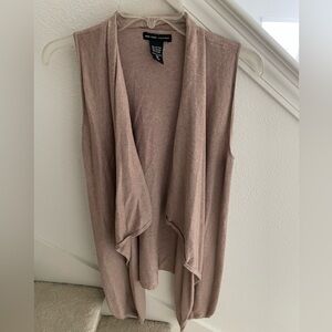 New York & Company Open Sleeveless Cardigan Size XS